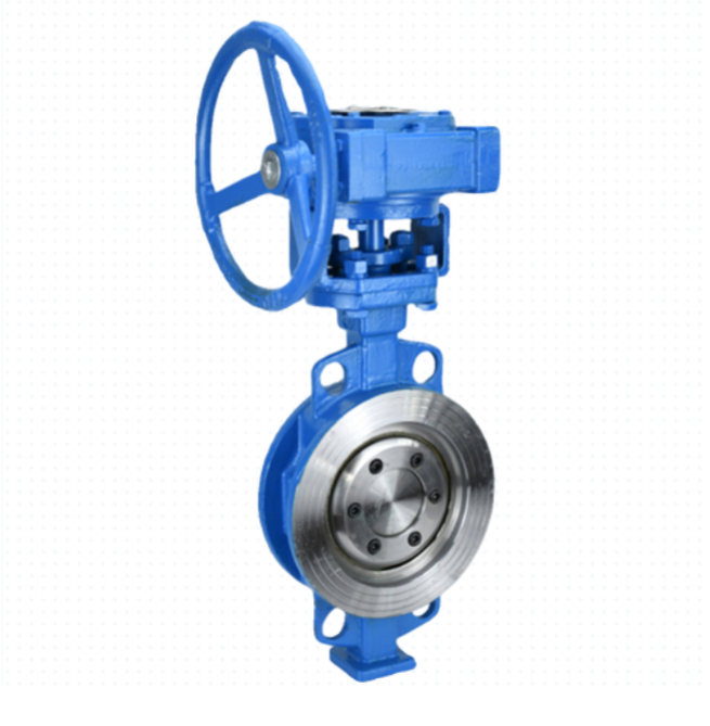 “良工閥門鑄鋼渦輪對夾式硬密封蝶閥D373H-16C”